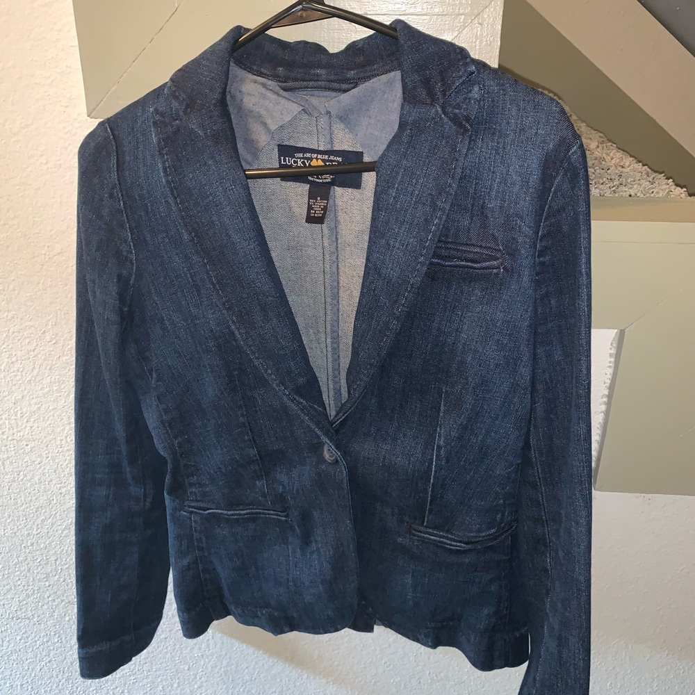Denim Blazer - image 1